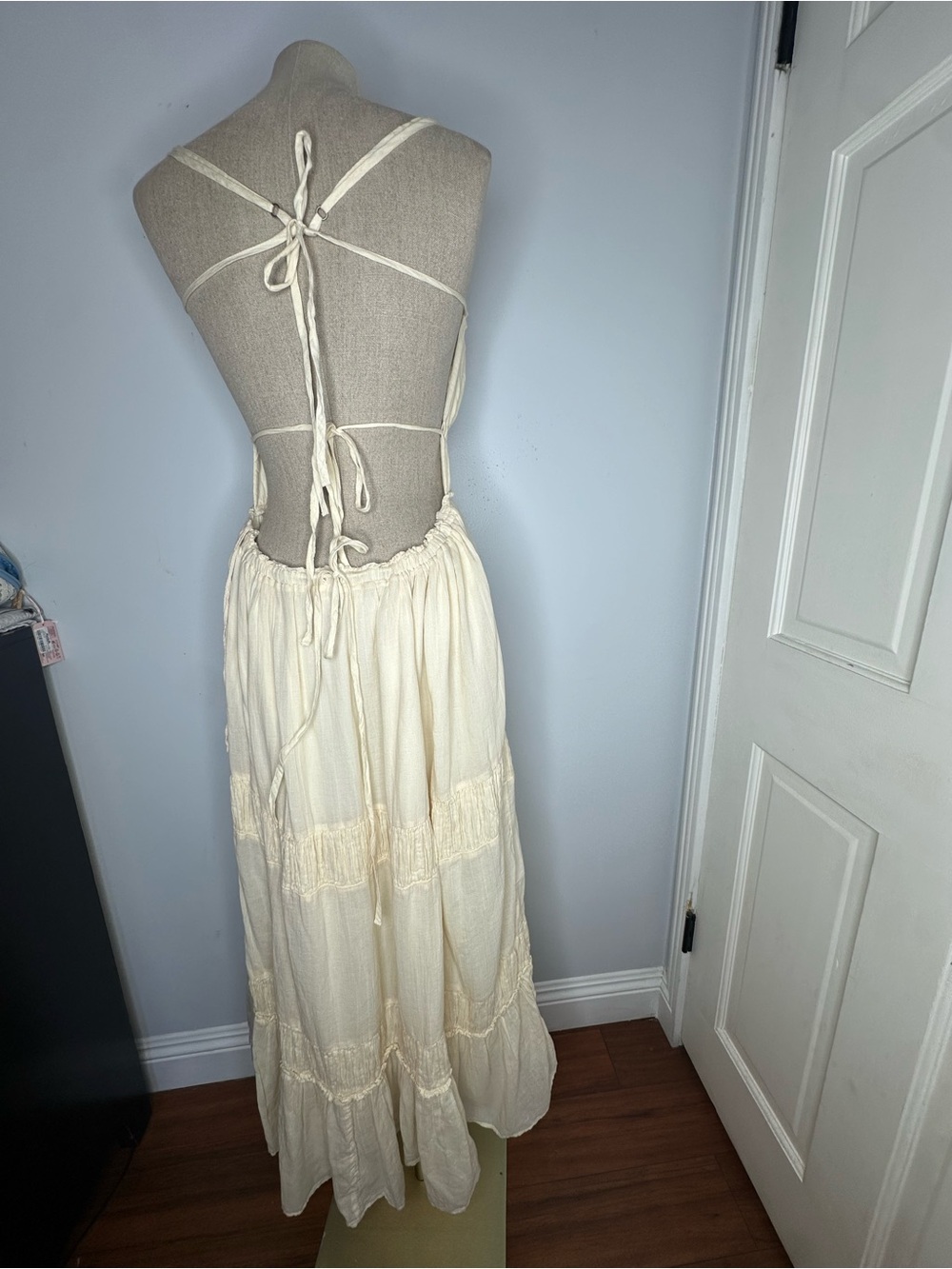 Free People Taking Sides Maxi Dress
color wet plaster - Picture 8 of 9